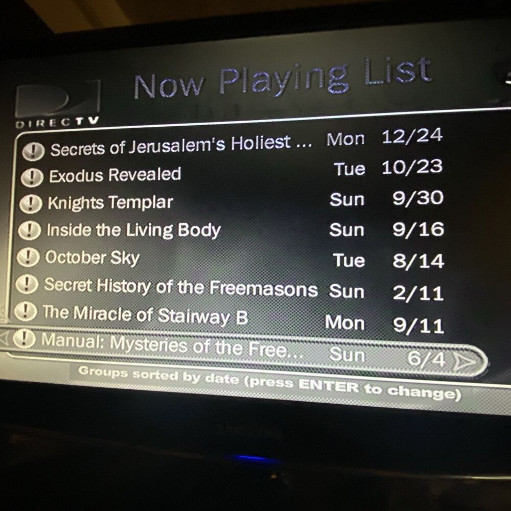 Conspiracy Theory Shows Hughes Digital Satellite Recorder DIRECT TV TIVO HDVR2